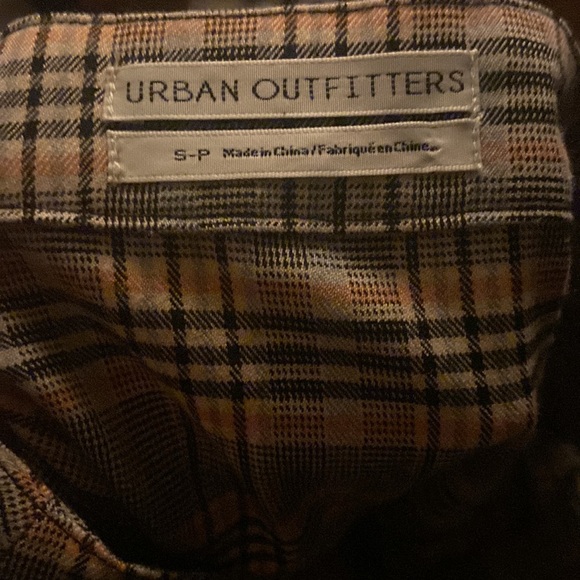 Urban Outfitters Pennsport Plaid Button-Front Skirt w/ Pockets Small - Picture 5 of 7
